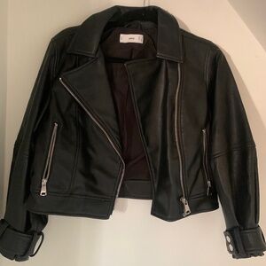 Mango Faux Leather Jacket